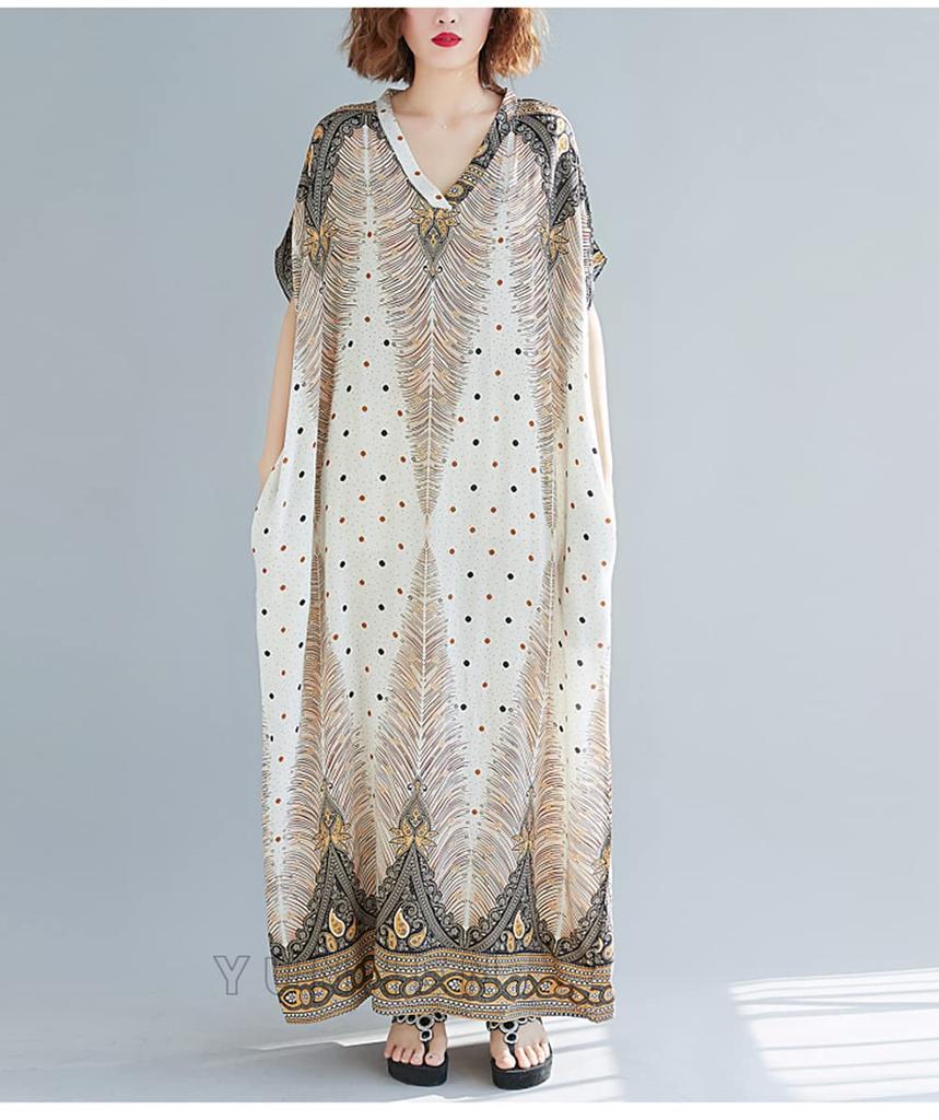 YUNHEN Макси Шорты Плюс Оверсайз Летняя Домашняя Одежда как показано в Женском Платье, Рукав, Оверсайз, Бохо, Размер, Силуэт, (Свободный размер, картинка)