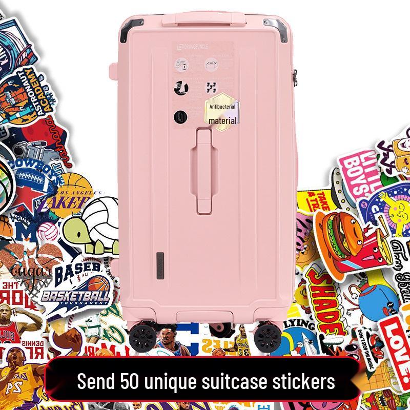 Большая пятиколесная дорожная сумка-чемодан с тормозом и кодовым замком