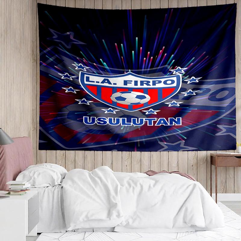 L.a. Firpo Soccer Crest Tapestry, Unique Design Tapestry, Suitable for Bedroom,Livingroom, Playroom,Heartwarming Fan Holiday Gifts