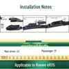 Silent Windshield Wipers for Roewe RX5/eRX5/PLUS/e/MAX - Original Car Fit.