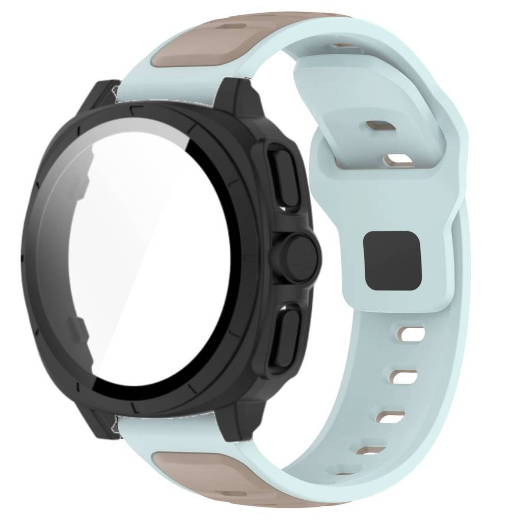 Силиконовый Ремешок + Закаленное Стекло Чехол Для Samsung Watch 7 40мм 44мм Защитная Крышка Ремешка Для Samsung Galaxy Watch 7 44мм 40мм