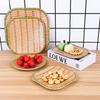 Имитация плетения бамбуком Горшок Тарелка для овощей Тарелка для барбекю Сервировочная тарелка Ресторан