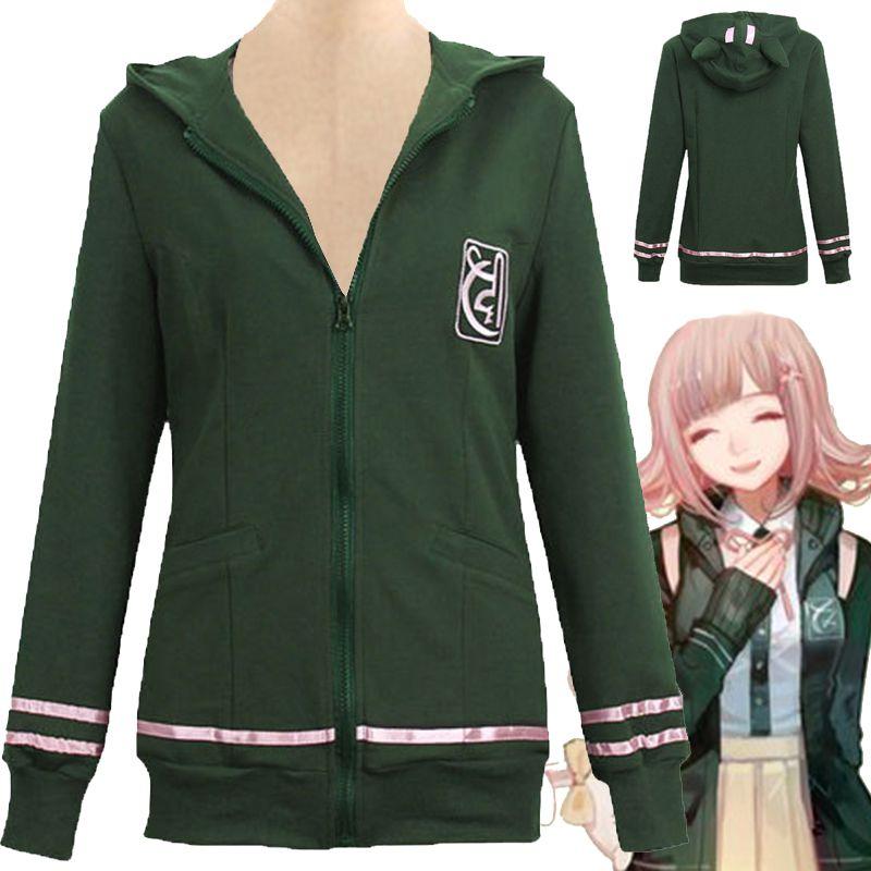 Косплей-костюм Худи Чиаки Нанами из Danganronpa с мягким высококачественным материалом