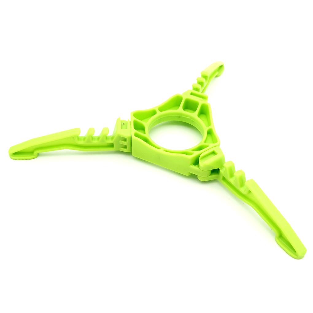 Подставка для цилиндров Портативный пластиковый складной держатель для цилиндров Нескользящий кронштейн Альпинистский рюкзак Штатив Туристическое снаряжение