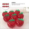 6 Pcs Red Chocolate Candy Box Small Plastic -shape Boxes Holiday Candy Boxes  Christmas Decoration