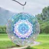 360 Degree Rotating Metal Wind Chime 25.4cm Artistic Design with Kinetic Effect Perfect for Garden Decor All Seasons Gift for Friends Family