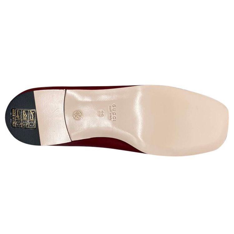 Gucci Повседневная женская обувь на низком каблуке Красная 551434 C9D00 6438