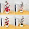 Plant Artificial Potted Flower Plastic Plum Blossom