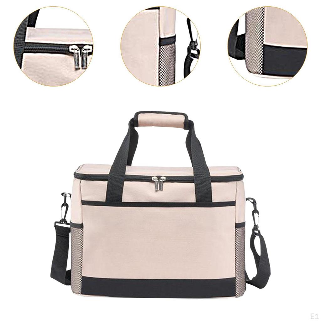 Insulated Cooling Bag Camping Picnic Food Tote Delivery for Work