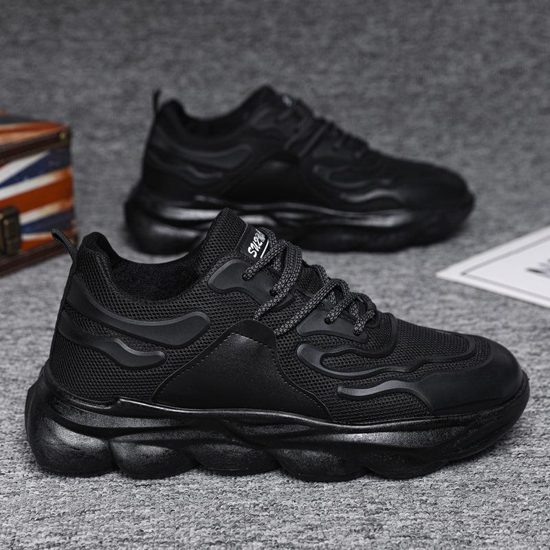 Обувь для папы, мужская летняя сетчатая дышащая студенческая повседневная обувь, модный тренд, мягкая подошва, легкая спортивная мужская обувь для бега