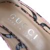 Gucci Туфли GG ромб принт питон каблуки Розовый черный кожа Женские 36.5 738689 Б/у