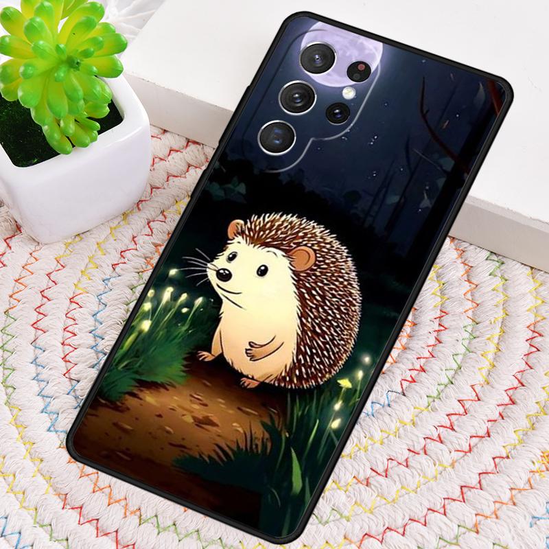 Ёжик в лесу Силиконовый чехол для телефона для Samsung Galaxy note 10 pro S26 S25 S24 S23 S22 S21 Plus S25Ultra Чехол