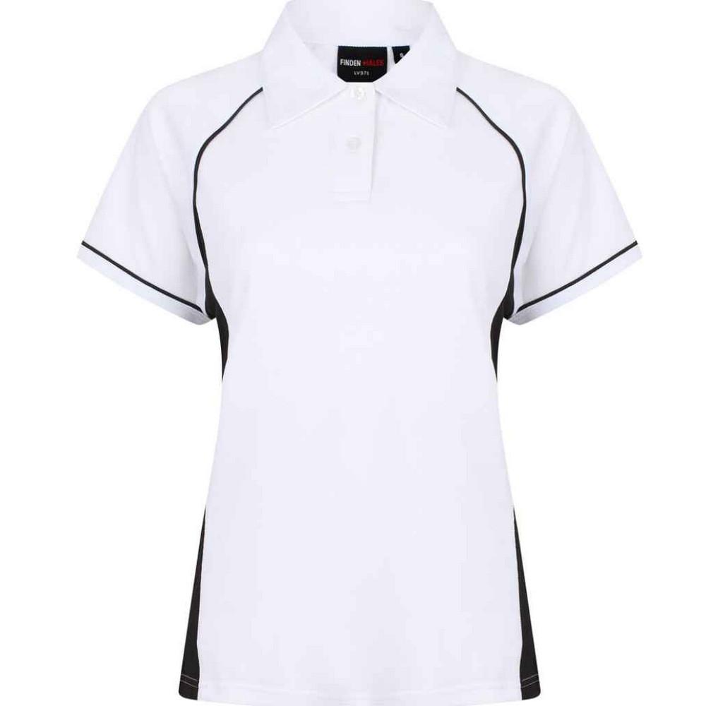 Finden & Hales Womens/Ladies Piped Performance Polo Shirt