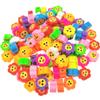 Creative New Spacer Clay Beads Handmade 10Pcs Jewelry Accessories Diy Bracelet For Jewelry Making Round Beads Colorful Soft Ceramics Flower Star