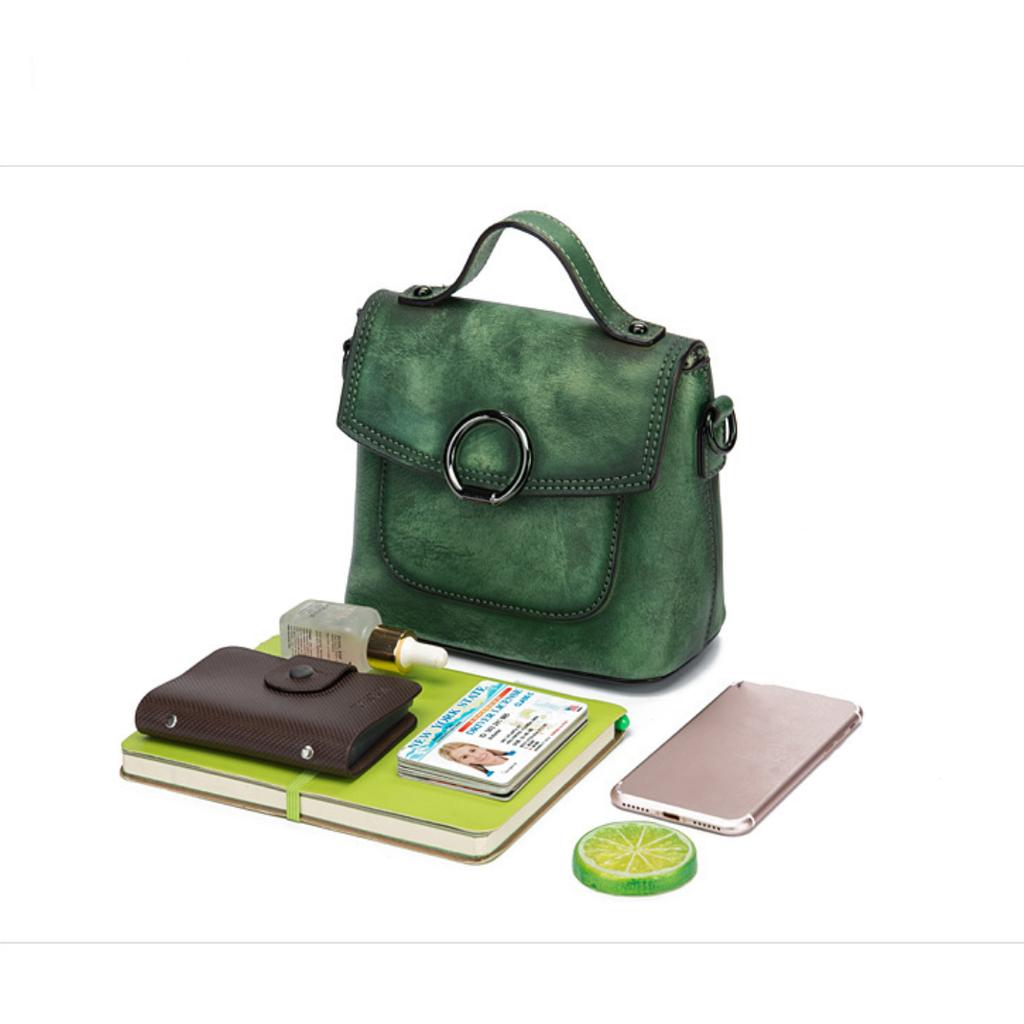 Маленькая квадратная сумка на одно плечо из коровьей кожи Баотоу, простая повседневная сумка в стиле ретро