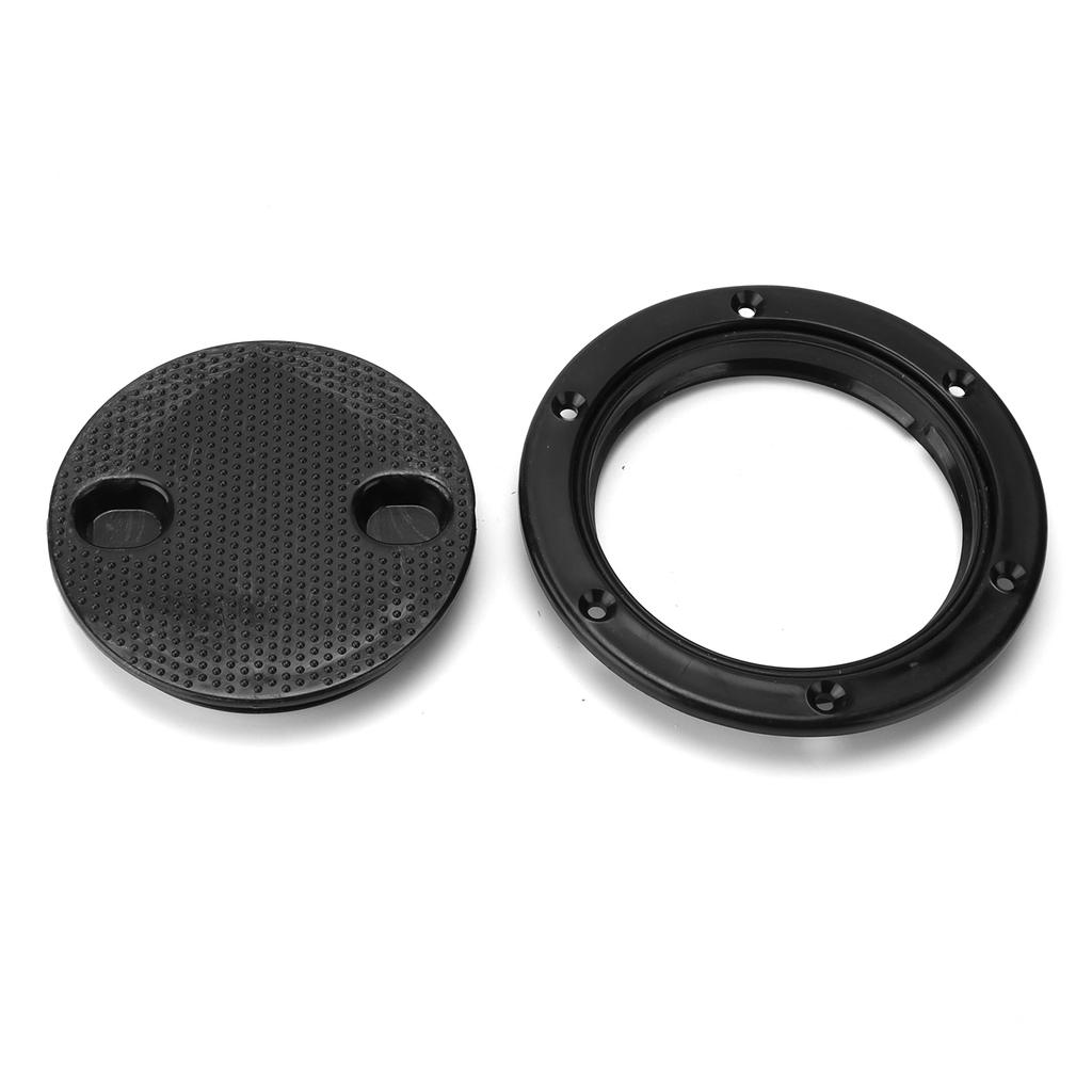 4in Round Deck Plate Access Inspection Hatch Cover UVResistant for Marine Yacht Fishing Boat RV