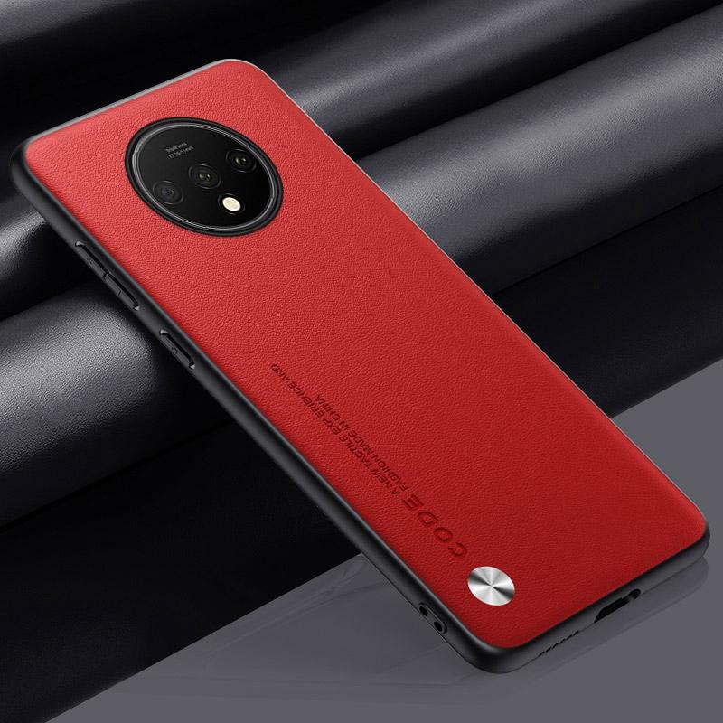Роскошный чехол из искусственной кожи для OnePlus 7T 7 Pro OnePlus7 T задняя крышка матовый силиконовый чехол для телефона OnePlus 7T Pro 7Pro One Plus 7