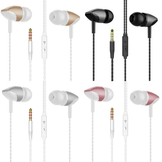 Проводные наушники S22 TPE Мегабас Эргономичные Защищенные от спутывания Внутриканальные наушники для музыки