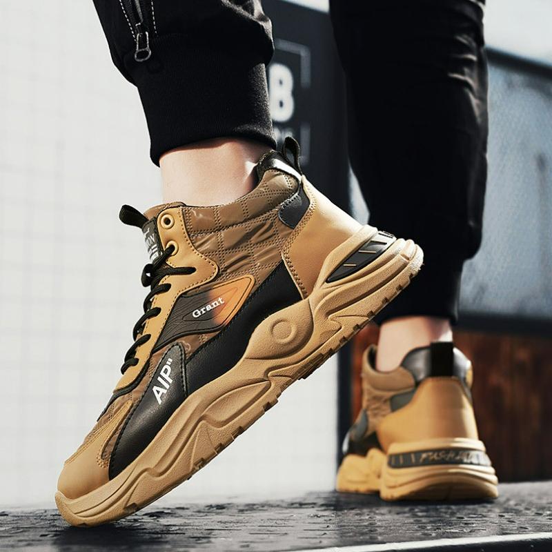 Модные мужские кроссовки осень-зима новые повседневные спортивные туфли для активного отдыха мужские кроссовки для мужчин удобная платформа теннисные туфли Zapatos