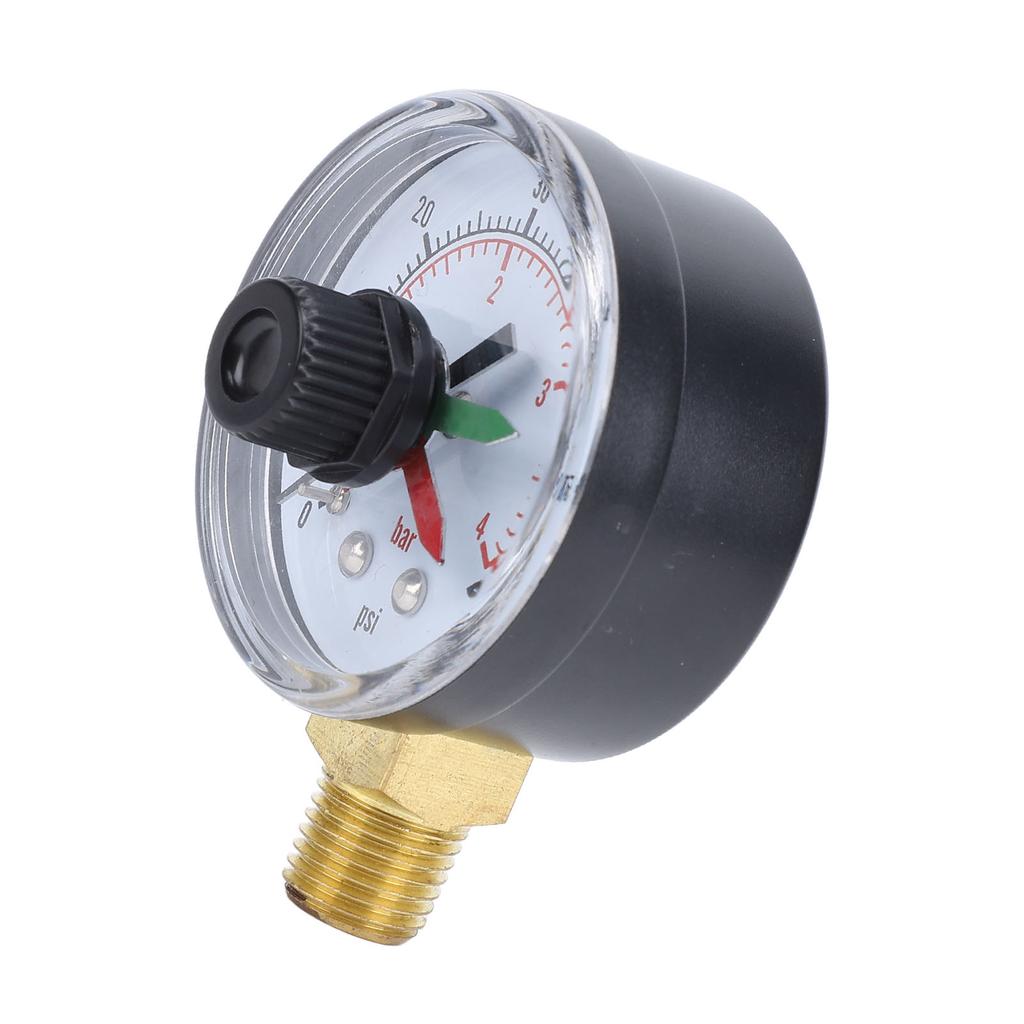 Манометр в коробке, сменный, DN8, наружная резьба, манометр для воды с циферблатом для Hayward