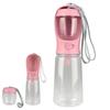 By a Professional Pet Water Dog Walking Water Snack Drinking Water [Supervised Breeder] Bottle, Container, Container, (pink, 550ml)