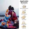 1pc Cinderella Printing Blanket - Soft, All-Season Throw for Office Blanket,  | Personalized Gift with Adorable Cartoon Design