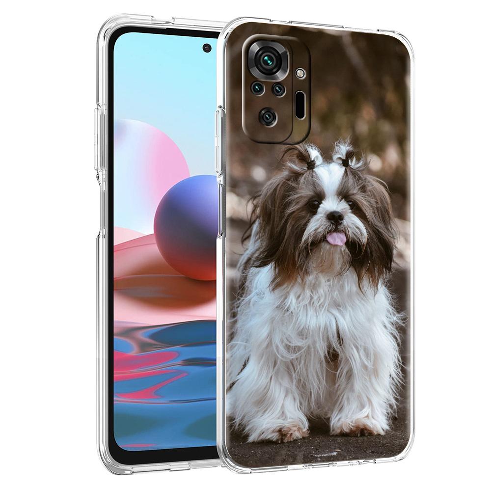 Чехол для телефона для Xiaomi Redmi Note 15 14 5G 13 12 10 11 Pro Plus 4G 14C 13C 12C Мягкий ТПУ чехол Рисунок Ши-тцу Милое Животное
