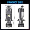 H4 120W 30000LM Супер яркая автомобильная светодиодная фара Авто 9003/HB2 Мини-проектор с двойной линзой Дальний ближний свет Лампа