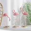 Creative Resin Figurines Crafts Ins Flamingo Ornament Home Living Room Desktop Decorations Desk Cartoon Accessories Miniatures