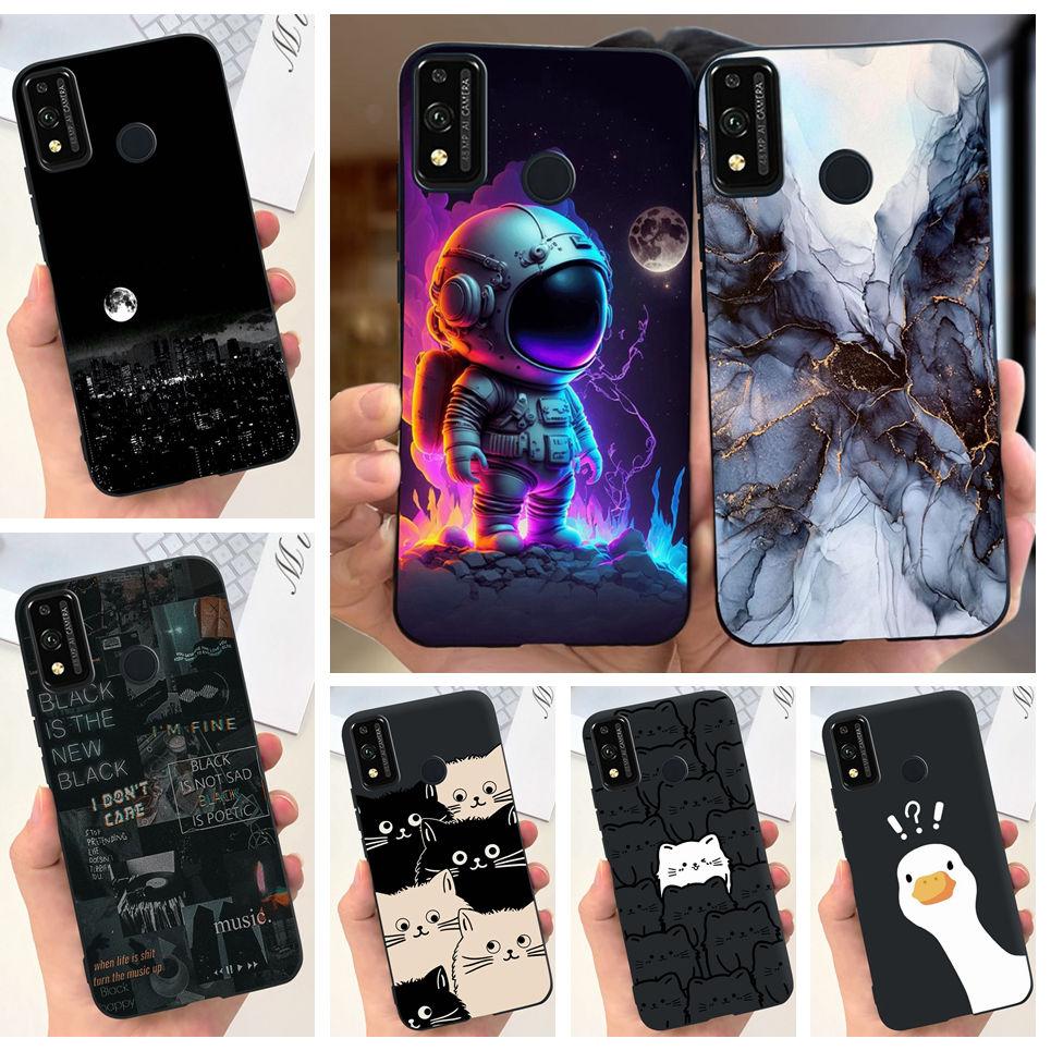 Мягкие силиконовые чехлы для Huawei Honor 9X lite Чехол JSN-L21 JSN-L22 JSN-L23 Coque Fundas Роскошный дизайн с узором Мягкий силиконовый чехол