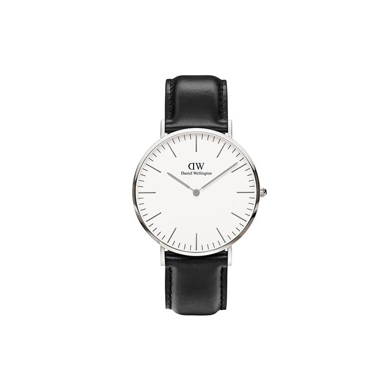 DANIEL WELLINGTON Часы кварцевый механизм кожаный ремешок белый циферблат мужские часы часы модные и простые DW00100020