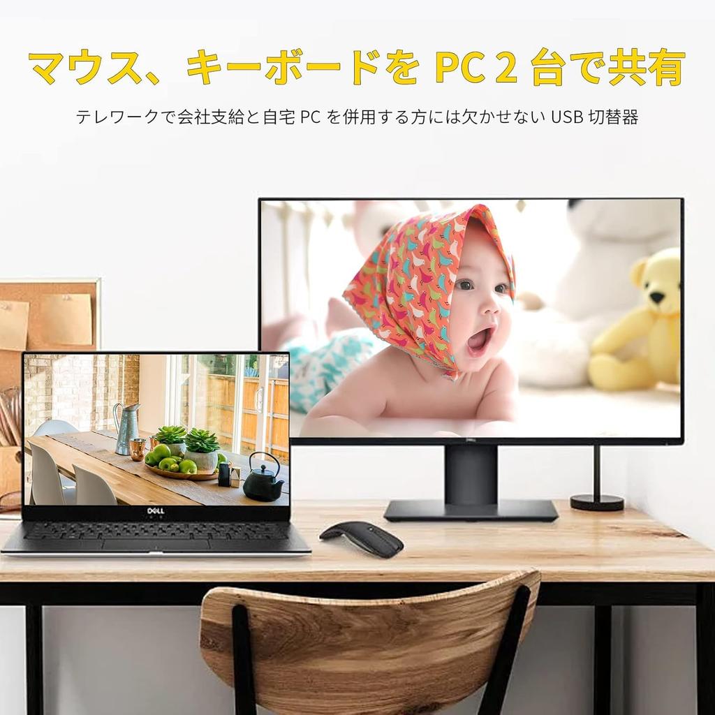 Input Device HDMI Switcher SW206N 2PC Shared KVM HDMI 2 Inputs 1 Output 4K 144Hz Switcher HDMI 2 Inputs KVM 4 Outputs Switching 4 Outputs Hub