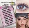 Zhixian No-Glue Self-Adhesive Cat Elf False Eyelashes - Super Soft Single Cluster LL001