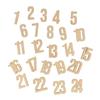 Stickers - 24 Chiffres bois