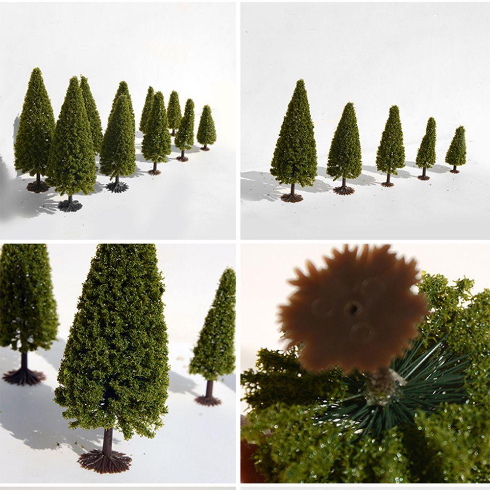 Building Model Dollhouse Ornament Christmas Tree Pine Tree Model Tower Pine Greening Landscape