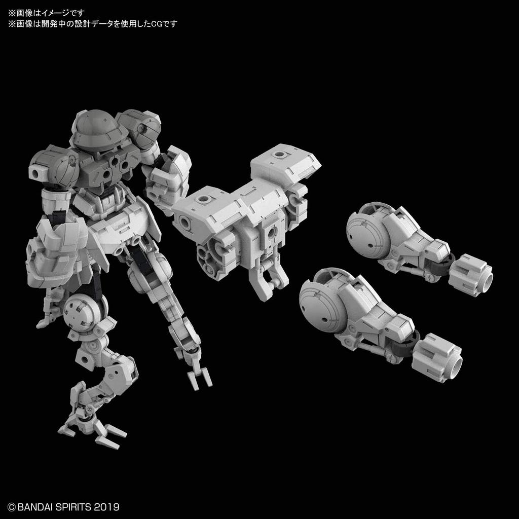 BANDAI SPIRITS 30MM bEXM-15 Портанова (Спецификация пространства) [Серый] Пластиковая модель в масштабе 1/144 с цветовой кодировкой