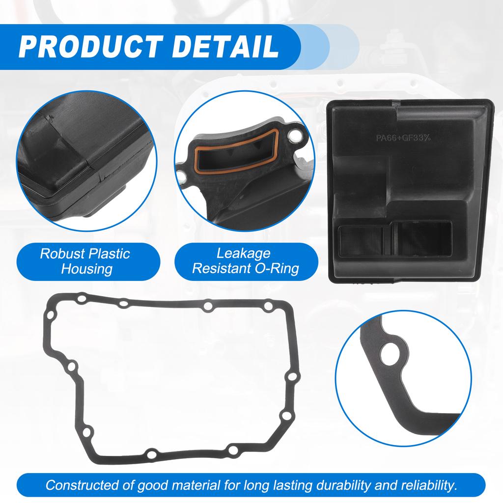 UXCELL AF40 AF21 TF80SC TF81SC Transmission Filter Oil Pan Gasket Kit Fit for Volvo S60