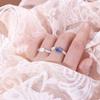 Sweet Personality Korean Retro Girls Pearl Ring Finger Rings Natural Stone Fashion Jewelry