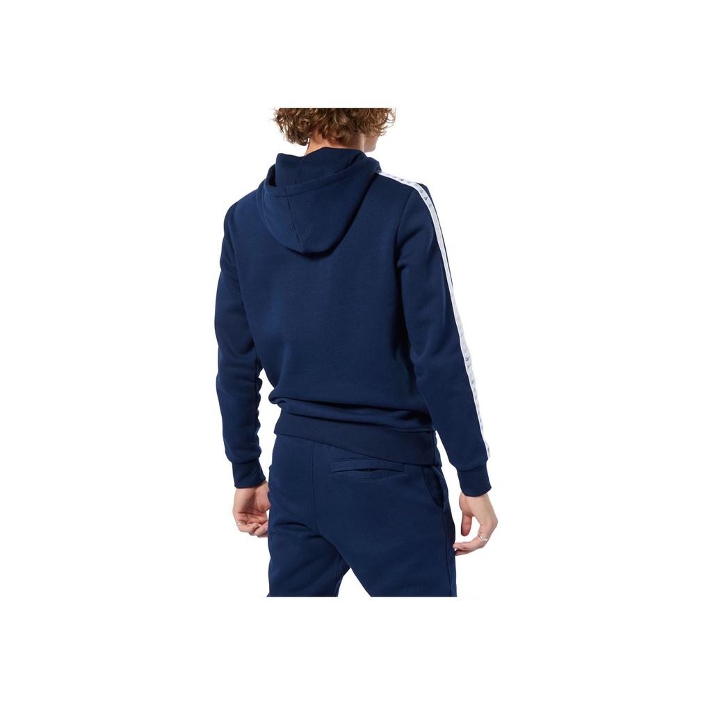 Reebok Classics Vector P Oth Color Block Logo Print Hooded Sweatshirt Men Sweatshirt Navy-Blue FL5475