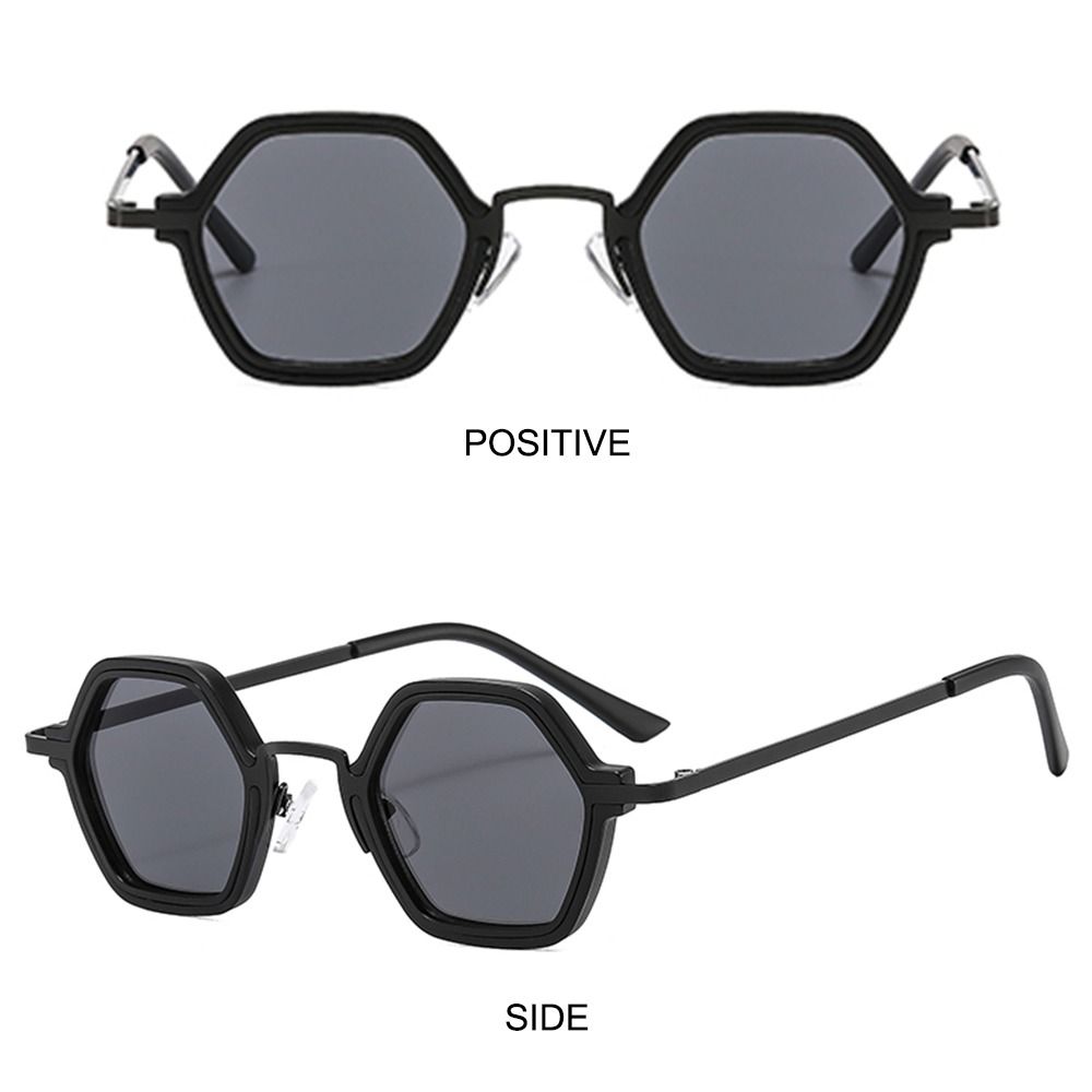 Солнцезащитные очки UV400 с небольшой многоугольной защитой, унисекс, для вождения, панк-тени для женщин и мужчин