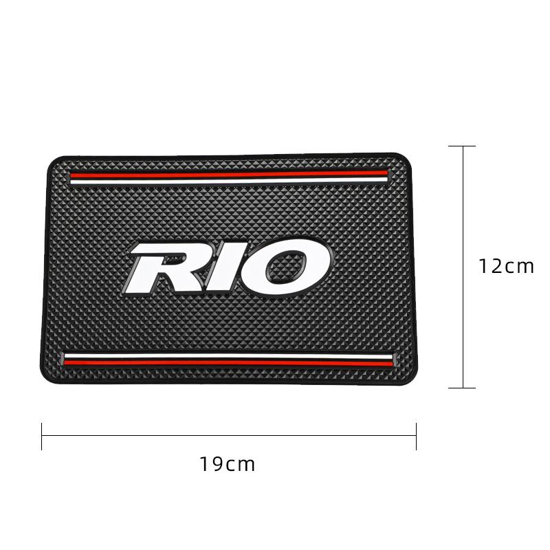 Anti Slip Mat Phone Holder Pad for Kia Rio Non Slip Dashboard Mat Cell Phone Stand Pad Accessories Car Interior StickersAD9