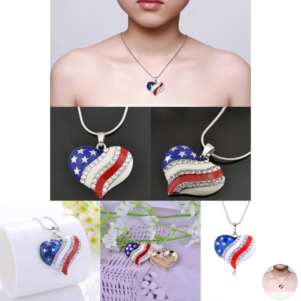 Модное ожерелье из сплава в форме сердца и звезды, синяя гендерно-нейтральная цепочка для ключицы