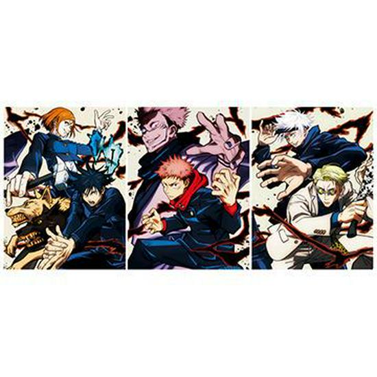 3D Градиентный Стереоскопический Аниме Постер Jujutsu Kaisen [Включает Версию One Piece]