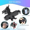 For Chevrolet Corvette C6 2005-2013 ABS Center Console Air Outlet Cell Phone Holder GPS Wireless Charging Navigation Holder