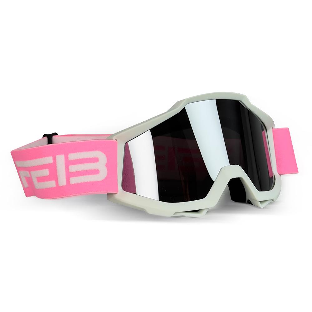 NAFEIB Lightweight Motocross Goggles Windproof Impact-Resistant HD Vision for MTB ATV Off-Road Riding