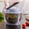 3 л Вместимость Пресс-тип Домашняя Овощемойка Спиннер для Салата Быстрое Вращение Сушилка для Салата Миксер Приготовление Салата