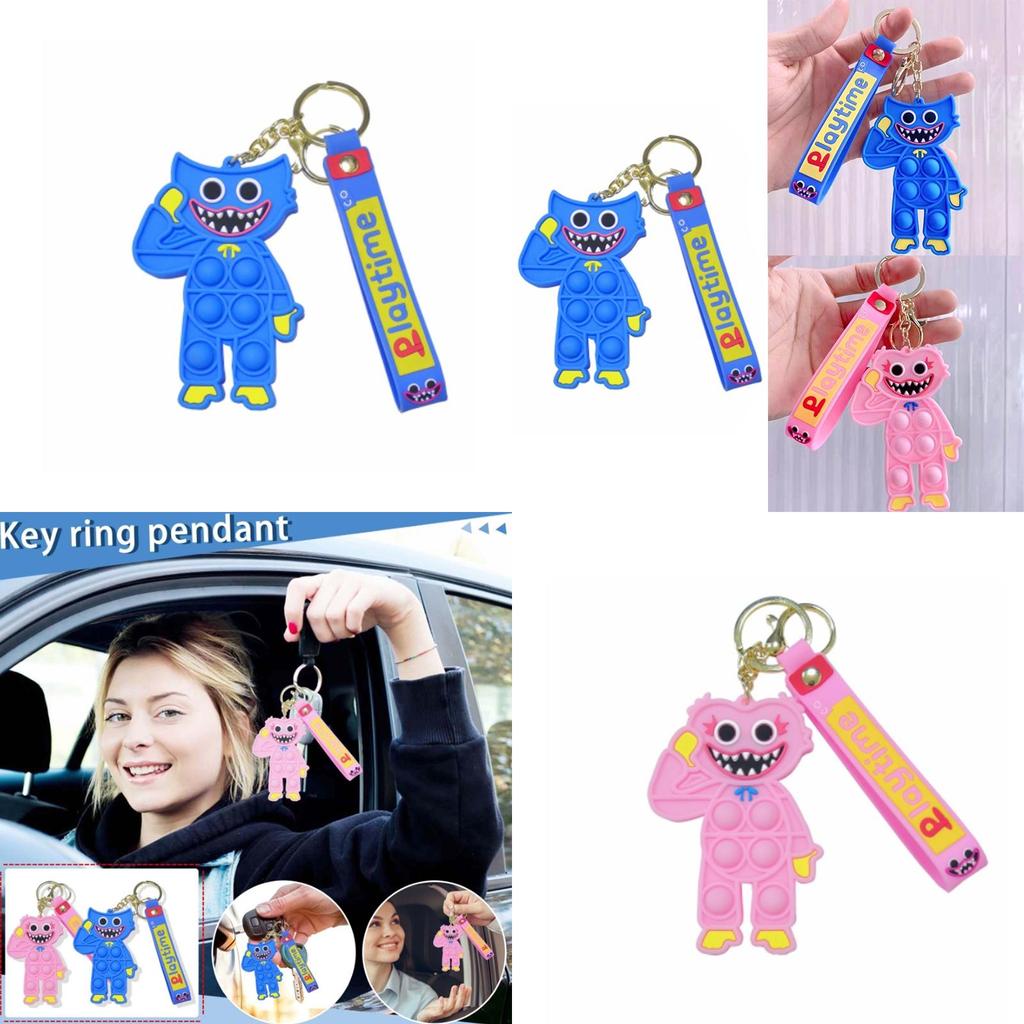 Poppy Playtime Фигурки Хагги Вагги Силиконовый Брелок-Подвеска Игрушка для Снятия Стресса