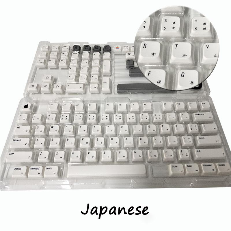 127 клавиш XDA PBT колпачки для клавиш английский японский русский корейский Таиланд для Apple MAC Cherry MX колпачки для индивидуальной механической клавиатуры