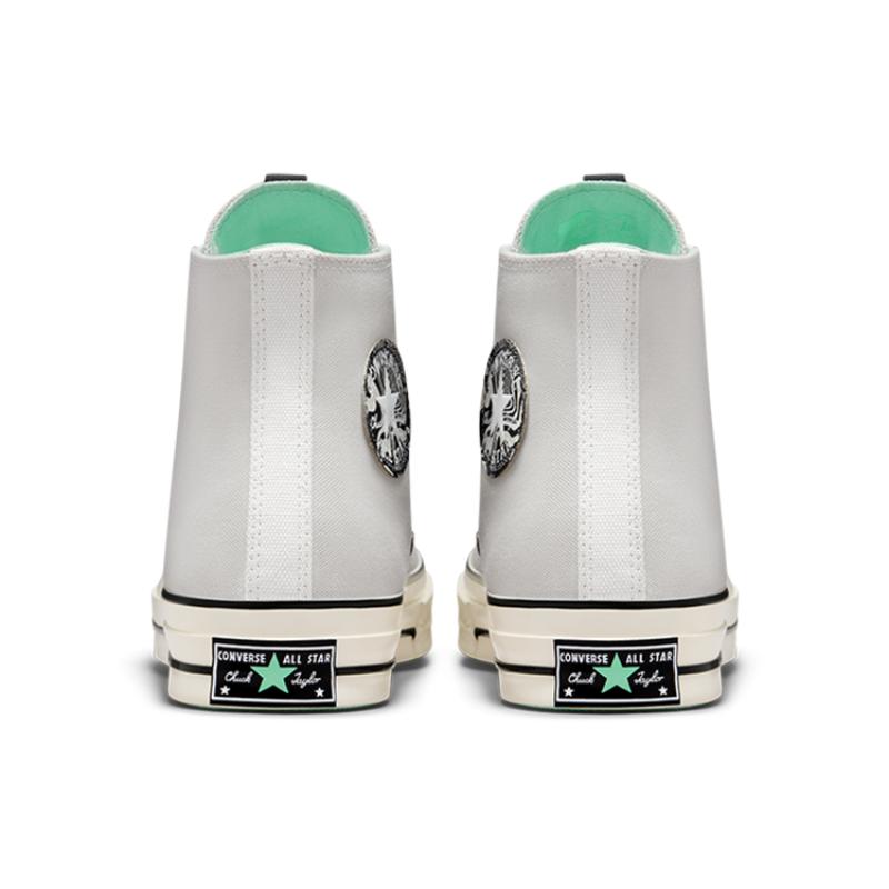 Converse 1970-е Chuck Taylor All Star Износостойкие Высокие Кеды из Канваса Унисекс Серые