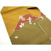 Used Heiwaya kimono 9-inch Nagoya obi, artist's work, pattern-dyed product, onishibo crepe, pure silk, masterpiece CABE0255hy
